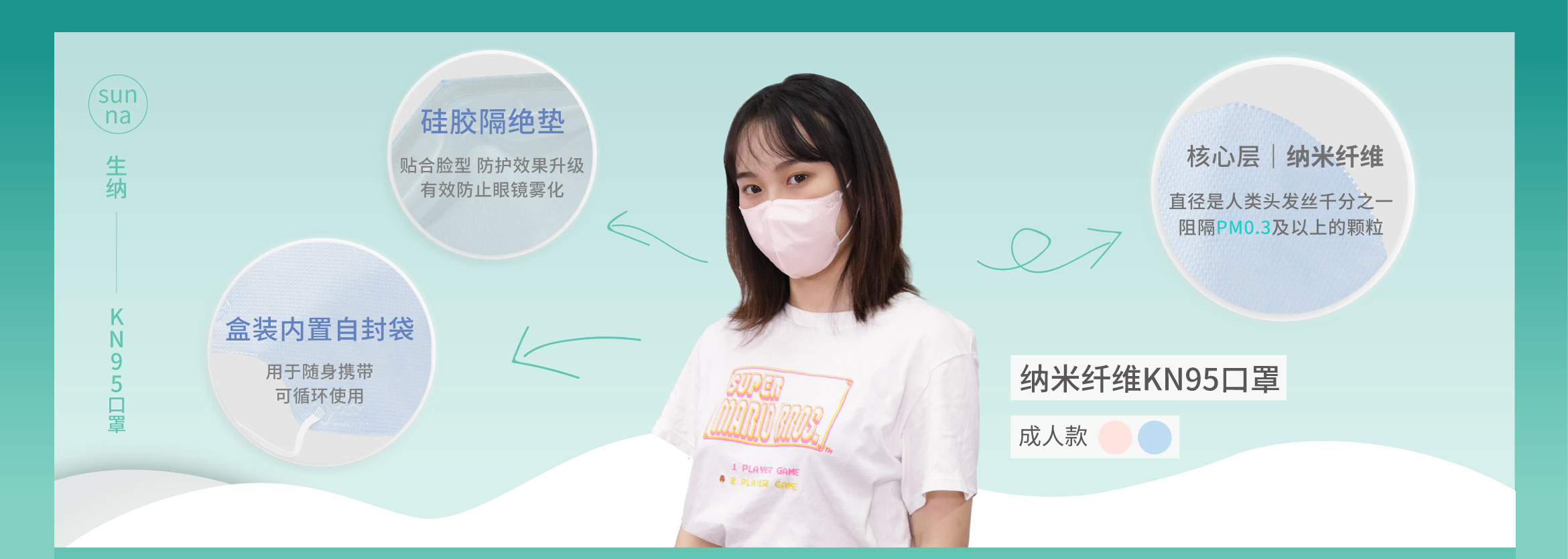 生纳科技（上海）有限公司生纳立体纳米纤维口罩，能够有效阻挡雾霾和pm2.5，同时又具有较高的通透性